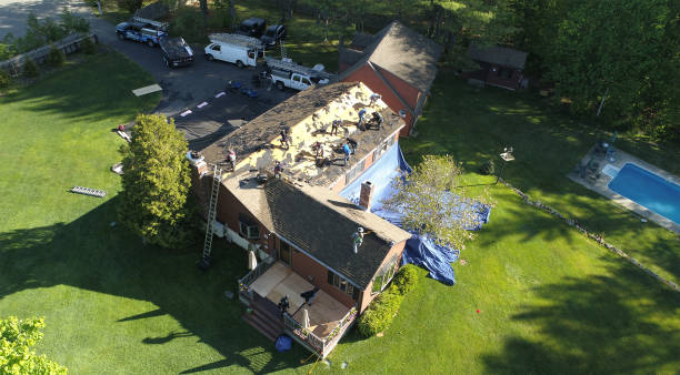 Professional roofers replacing shingles in Gresham OR home