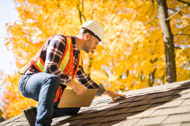 Alpine Exteriors performing professional licensed roof inspection for homeowners